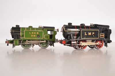 Lot 596 - Hornby 0 Gauge No.1 Special Clockwork Tank Locomotives (2)