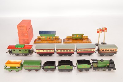 Lot 598 - Hornby 0 Gauge French Locomotive & Other Rolling stock (17) 