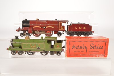 Lot 602 - Hornby 0 Gauge Clockwork LMS/LNER Tank & Tender Locomotives (2)