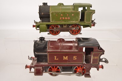 Lot 625 - Original and Modified Hornby O Gauge electric 0-4-0 Tank Locomotives (2)