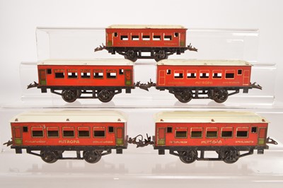 Lot 635 - Hornby O Gauge No.0 Mitropa (5)