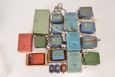 Lot 638 - Hornby O Gauge Electric Track and Control Equipment (qty in 2 boxes)