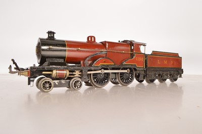 Lot 643 - Bassett Lowke 0 Gauge LMS 4-4-0 "Compound" No. 1190 12 volt 3-Rail electric