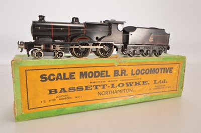 Lot 644 - Bassett Lowke 0 Gauge BR Lined 4-4-0 "Compound" No. 41109 3-Rail electric
