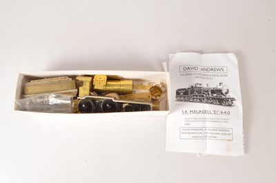 Lot 662 - A part-made O Gauge SR Maunsell 'E1' class 4-4-0 Locomotive and Tender Kit by David Andrews