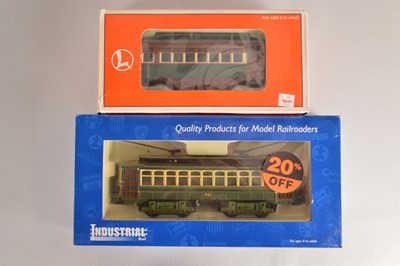 Lot 671 - Lionel & Industrial 0 Gauge Trolleys (2)