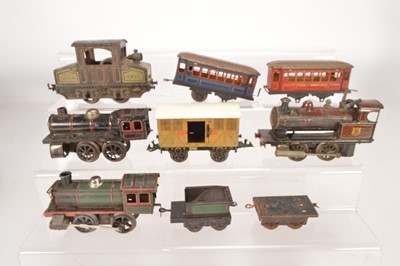 Lot 690 - Bing 0 Gauge Locomotives and Rolling stock (7)