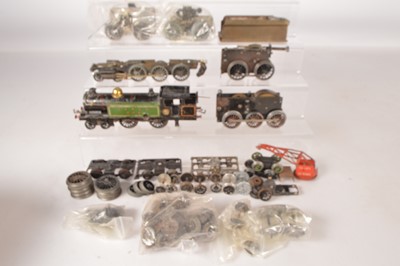 Lot 704 - Assorted O Gauge mechanisms and other spares by Hornby Bing Bassett-Lowke and others
