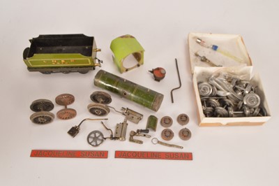 Lot 712 - A selection of Bowman and other Steam Loco Parts and related items (qty)