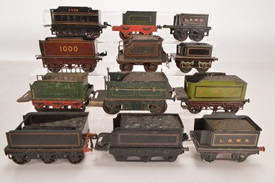 Lot 732 - Gauge 1 Bing Marklin & other commercial manufacturers Tenders (12)