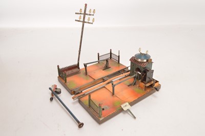 Lot 735 - Marklin Gauge 1 Continental style level crossing
