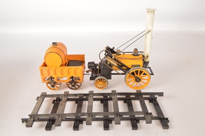 Lot 754 - Hornby Railways 3 1/2" Inch Gauge G100 Stephenson's Rocket 0-2-2 Locomotive & Tender