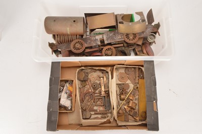 Lot 756 - Live Steam Locomotive & Stationary Engine Parts (qty)