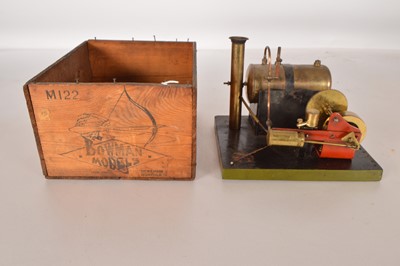 Lot 760 - A Large-size Bowman E101 Stationary Steam Engine in M122 box