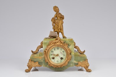 Lot 7 - An Art Deco period French mantle clock