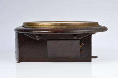 Lot 18 - A Victorian and later dial wall clock