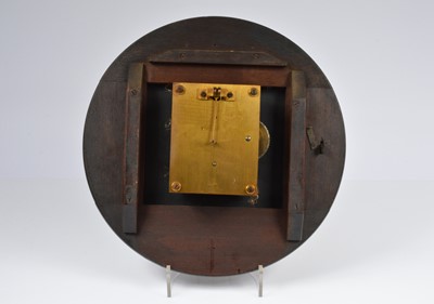 Lot 18 - A Victorian and later dial wall clock