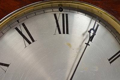 Lot 20 - A mahogany cased bracket clock