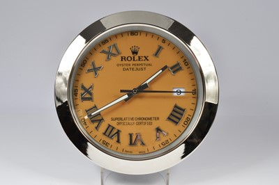 Lot 26 - A modern Watch Dealership style wall clock