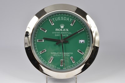 Lot 27 - A modern Watch Dealership style wall clock