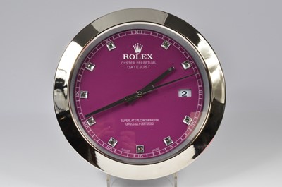 Lot 29 - A modern Watch Dealership style wall clock