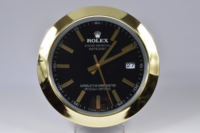 Lot 30 - A modern Watch Dealership style wall clock