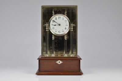 Lot 36 - An early 20th century electromagnetic mantle clock