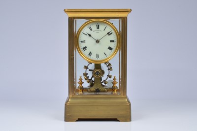 Lot 37 - An early 20th century Eureka Clock Co electromagnetic mantle clock