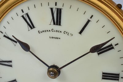 Lot 37 - An early 20th century Eureka Clock Co electromagnetic mantle clock