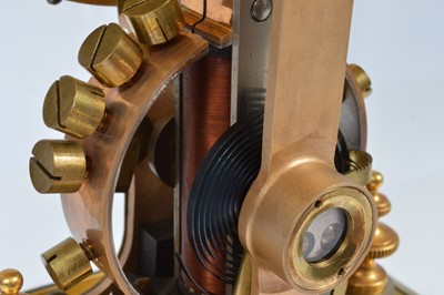 Lot 37 - An early 20th century Eureka Clock Co electromagnetic mantle clock