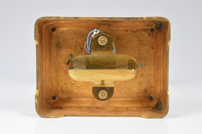 Lot 37 - An early 20th century Eureka Clock Co electromagnetic mantle clock