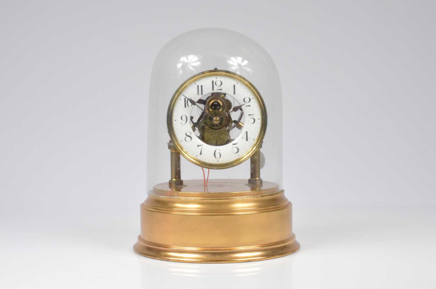 Lot 39 - An early 20th century Eureka Clock Co electromagnetic mantle clock