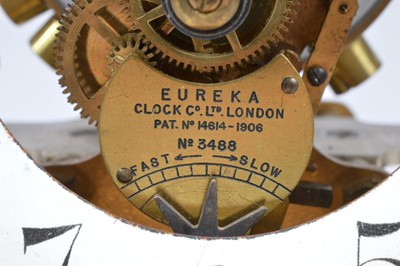 Lot 39 - An early 20th century Eureka Clock Co electromagnetic mantle clock