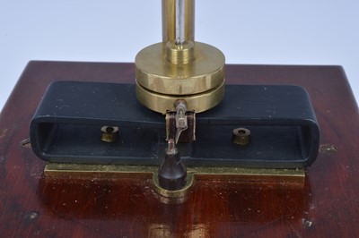 Lot 41 - An early 20th century Rebesi electric mantle clock