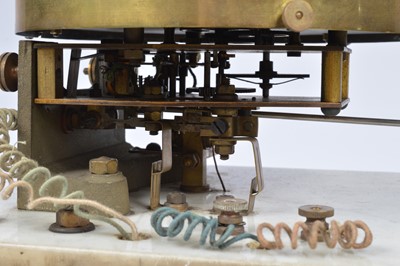 Lot 43 - An early 20th century Magneta Dictograph Electric wall clock