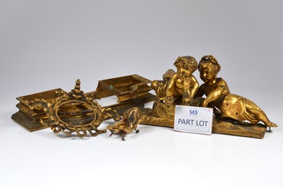 Lot 45 - A part ormolu clock case