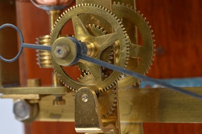 Lot 49 - A project early 20th century Bulle electric mantle clock