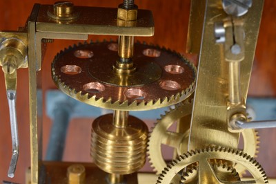 Lot 49 - A project early 20th century Bulle electric mantle clock