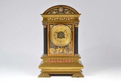 Lot 51 - A 20th century attractive mantle clock