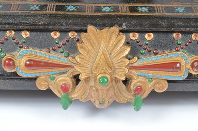 Lot 52 - A nice late Victorian spelter mantle lock