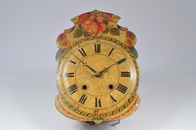 Lot 54 - A second half 19th century continental wall clock