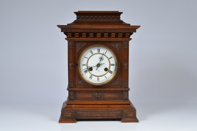 Lot 56 - A Victorian American mantle clock