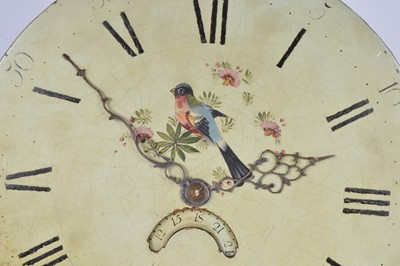 Lot 60 - A late Georgian long case clock dial and movement