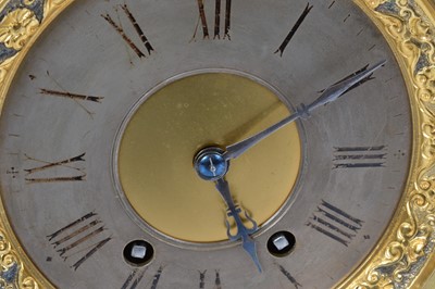 Lot 61 - An early 20th century gilt mantle clock