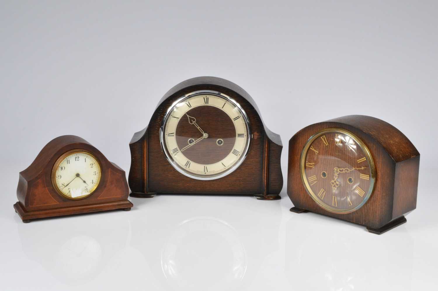 Lot 62 - Three mantle clocks