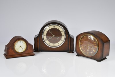Lot 62 - Three mantle clocks