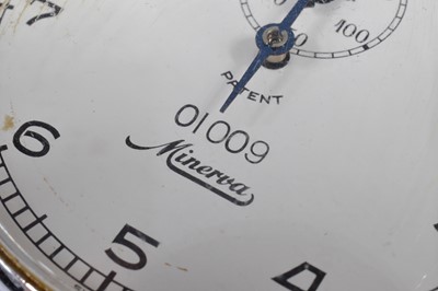 Lot 77 - A set of seven Minerva stopwatches