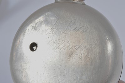 Lot 82 - A Victorian silver pair cased pocket watch
