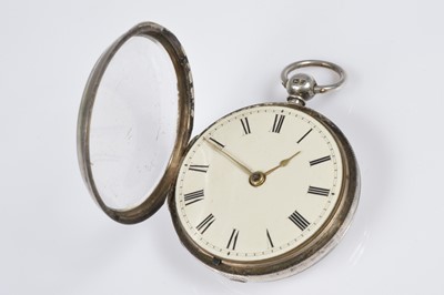 Lot 85 - A Victorian silver open face pocket watch
