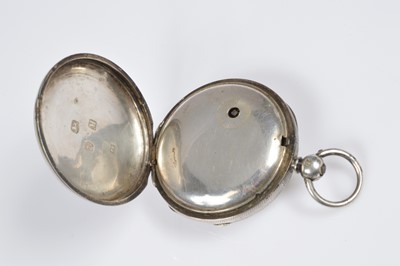 Lot 85 - A Victorian silver open face pocket watch